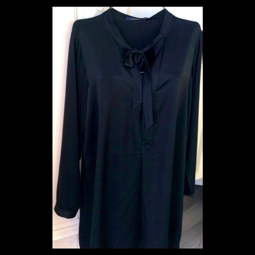 Polo Ralph Lauren Black Silk Dress